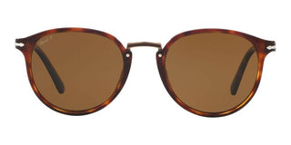 Persol PO 3210S men Havana Round Sunglasses