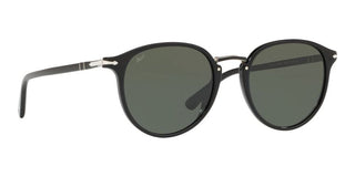 Persol PO 3210S men Black Round Sunglasses