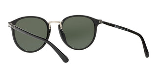 Persol PO 3210S men Black Round Sunglasses