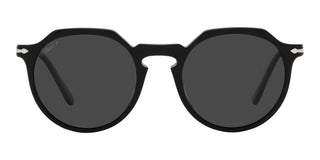 Persol PO 3281S unisex Black Round Sunglasses