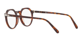 Persol PO 3281V unisex Havana Round Eyeglasses