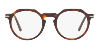 Persol PO 3281V unisex Havana Round Eyeglasses