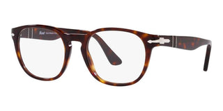 Persol PO 3283V men Havana Geometric Eyeglasses