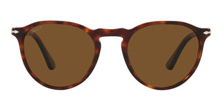 Persol PO 3286S unisex Havana Round Sunglasses