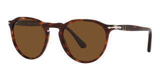 Persol PO 3286S unisex Havana Round Sunglasses