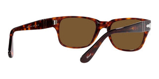 Persol PO 3288S men Havana Geometric Sunglasses