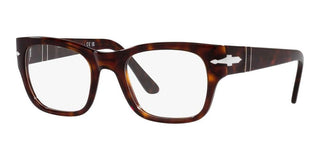 Persol PO 3297V men Havana Geometric Eyeglasses