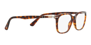 Persol PO 3298V men Havana Squared Eyeglasses