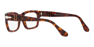 Persol PO 3301V men Havana Geometric Eyeglasses