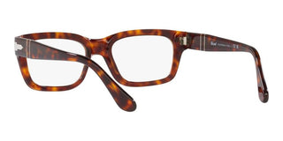 Persol PO 3301V men Havana Geometric Eyeglasses