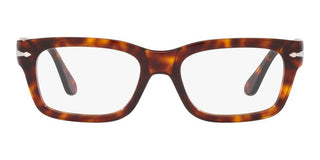 Persol PO 3301V men Havana Geometric Eyeglasses