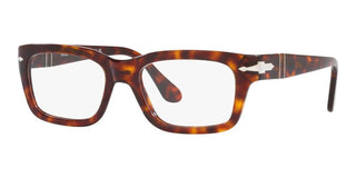 Persol PO 3301V men Havana Geometric Eyeglasses