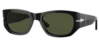 Persol PO 3307S unisex Black Geometric Sunglasses