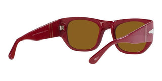 Persol PO 3308S men Red Geometric Sunglasses