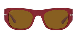 Persol PO 3308S men Red Geometric Sunglasses