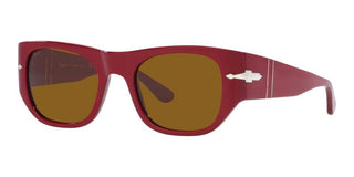 Persol PO 3308S men Red Geometric Sunglasses