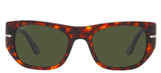 Persol PO 3308S men Havana Geometric Sunglasses