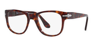 Persol PO 3312V unisex Havana Squared Eyeglasses