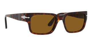 Persol PO 3315S men Havana Squared Sunglasses