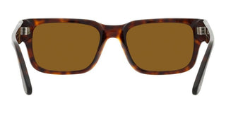 Persol PO 3315S men Havana Squared Sunglasses