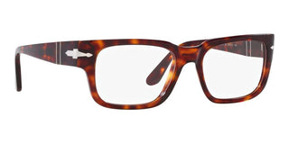 Persol PO 3315V men Havana Squared Eyeglasses