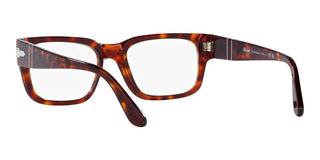 Persol PO 3315V men Havana Squared Eyeglasses