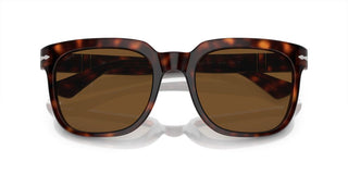 Persol PO 3323S unisex Havana Squared Sunglasses