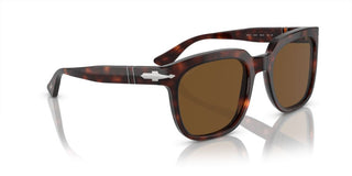 Persol PO 3323S unisex Havana Squared Sunglasses