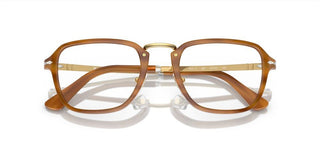 Persol PO 3331V unisex Brown Geometric Eyeglasses