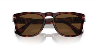 Persol PO 3333S unisex Havana Squared Sunglasses