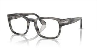 Persol PO 3334V unisex Grey Squared Eyeglasses