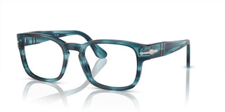 Persol PO 3334V unisex Blue Squared Eyeglasses