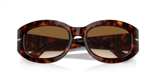 Persol PO 3335S unisex Havana Geometric Sunglasses