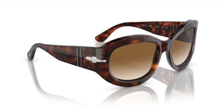 Persol PO 3335S unisex Havana Geometric Sunglasses