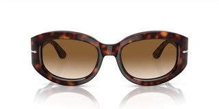 Persol PO 3335S unisex Havana Geometric Sunglasses