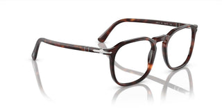 Persol PO 3337V unisex Havana Geometric Eyeglasses