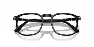 Persol PO 3337V unisex Black Geometric Eyeglasses