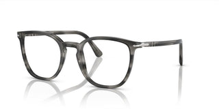 Persol PO 3338V unisex Grey Geometric Eyeglasses