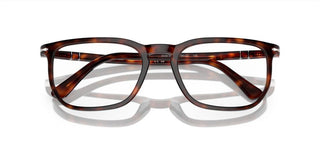 Persol PO 3339V unisex Havana Squared Eyeglasses