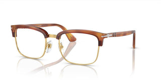 Persol PO 3340V unisex Brown Geometric Eyeglasses