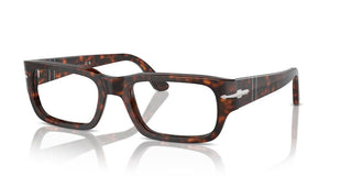 Persol PO 3347V unisex Havana Squared Eyeglasses