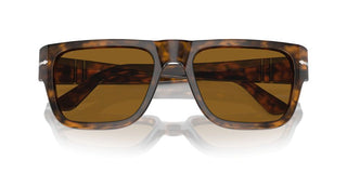 Persol PO 3348S unisex Havana Squared Sunglasses