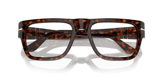 Persol PO 3348V unisex Havana Geometric Eyeglasses