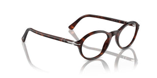 Persol PO 3351V unisex Havana Round Eyeglasses