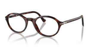 Persol PO 3351V unisex Havana Round Eyeglasses