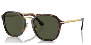 Persol PO 3352S unisex Havana Pilot Sunglasses