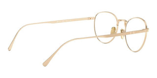 Persol PO 5002VT men Gold Round Eyeglasses