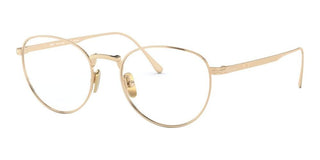 Persol PO 5002VT men Gold Round Eyeglasses