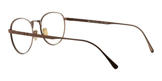 Persol PO 5002VT men Brown Round Eyeglasses