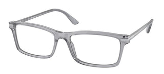 Prada PRADA PR 03YV men Grey Geometric Eyeglasses